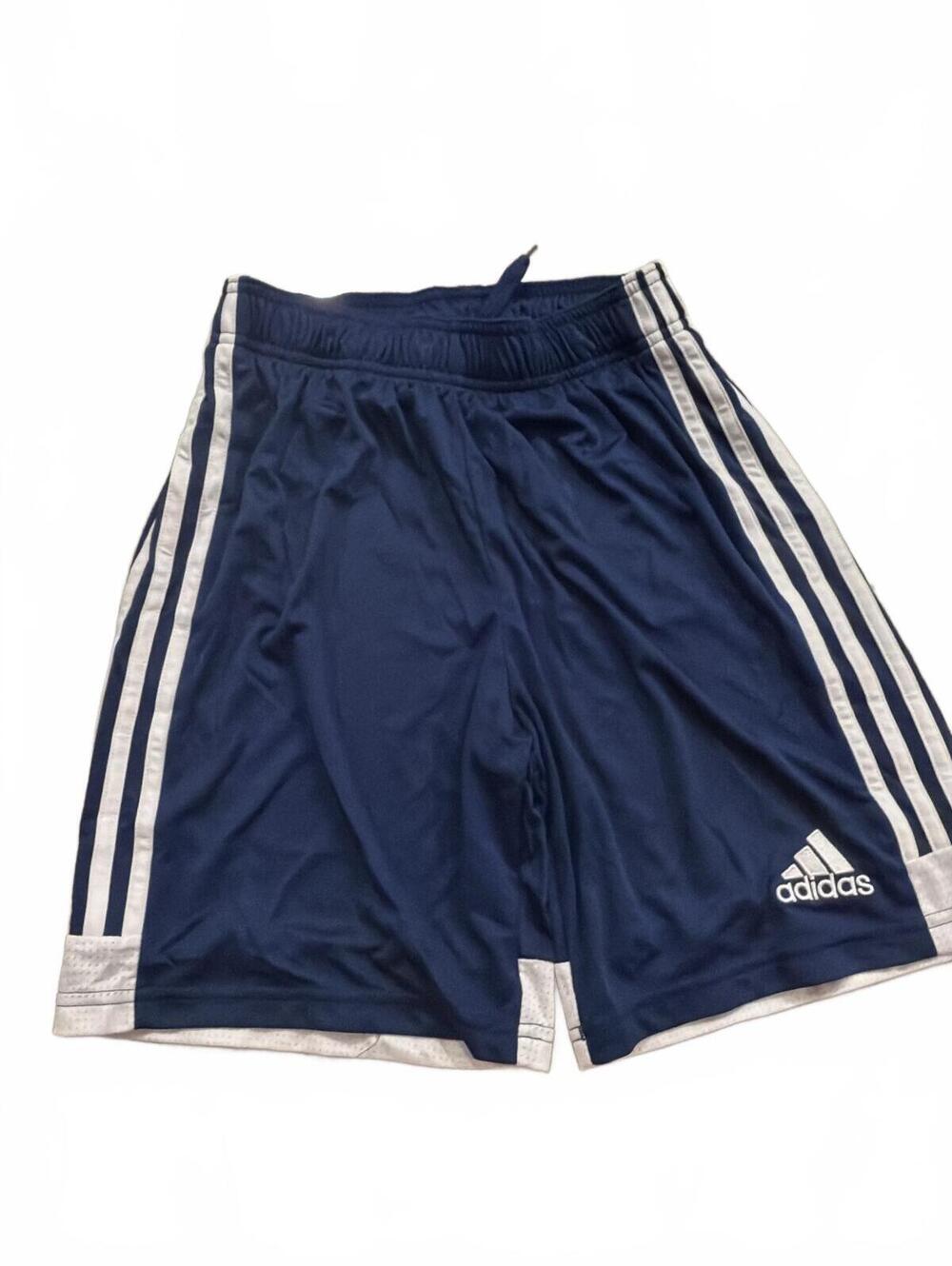 Adidas Boys Active Gym Shorts Navy Blue L